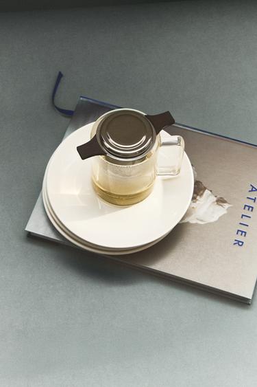 TEA INFUSER WITH LID - Steel by Zara
