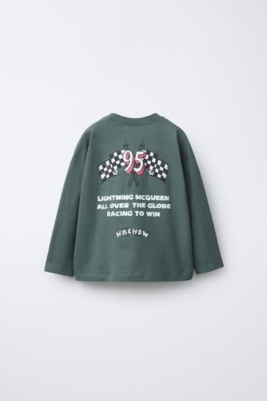 CARS LIGHTNING MCQUEEN © DISNEY PRINTED T-SHIRT - Green by Zara - Image 1