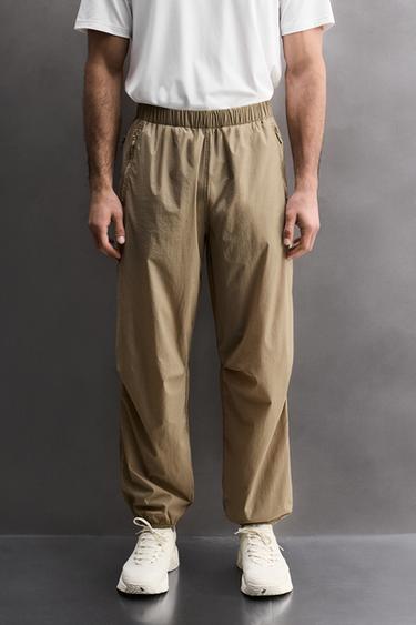 TECHNICAL TRAINING JOGGERS - Beige by Zara