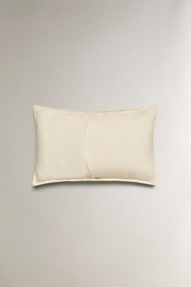 KIDS' STRIPED QUILTED COTTON CUSHION COVER - Blue by Zara - Image 2