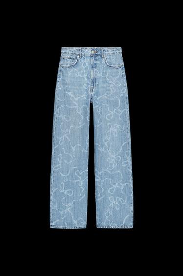 JEANS TRF BAGGY MIT MITTELHOHEM BUND - Hellblau von Zara - Bild 0