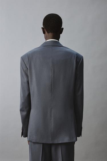 POCKET SUIT BLAZER - Blue by Zara - Image 2