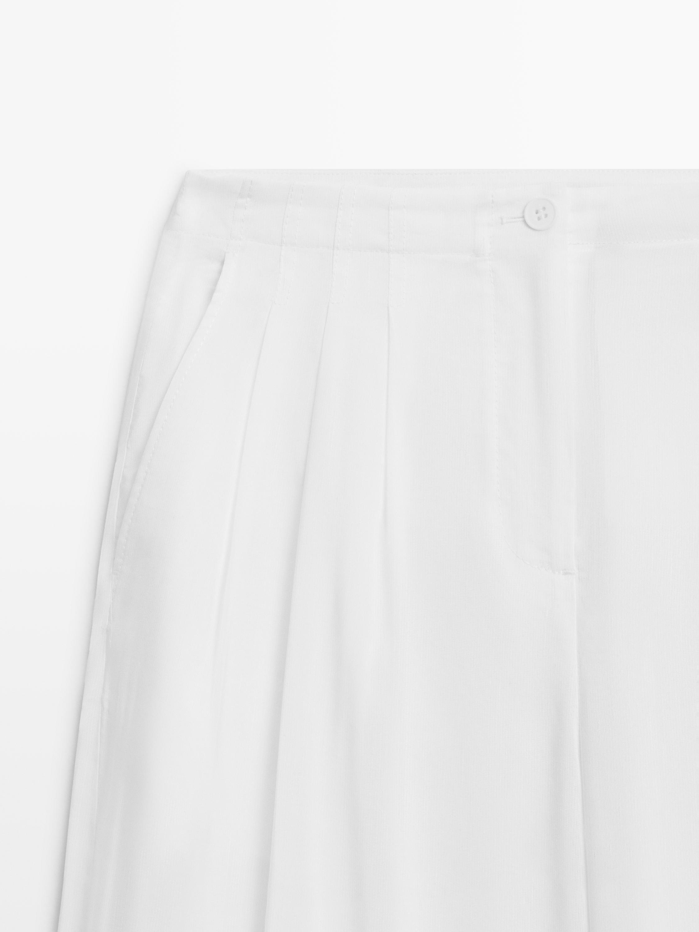 Pantalon fluide lin