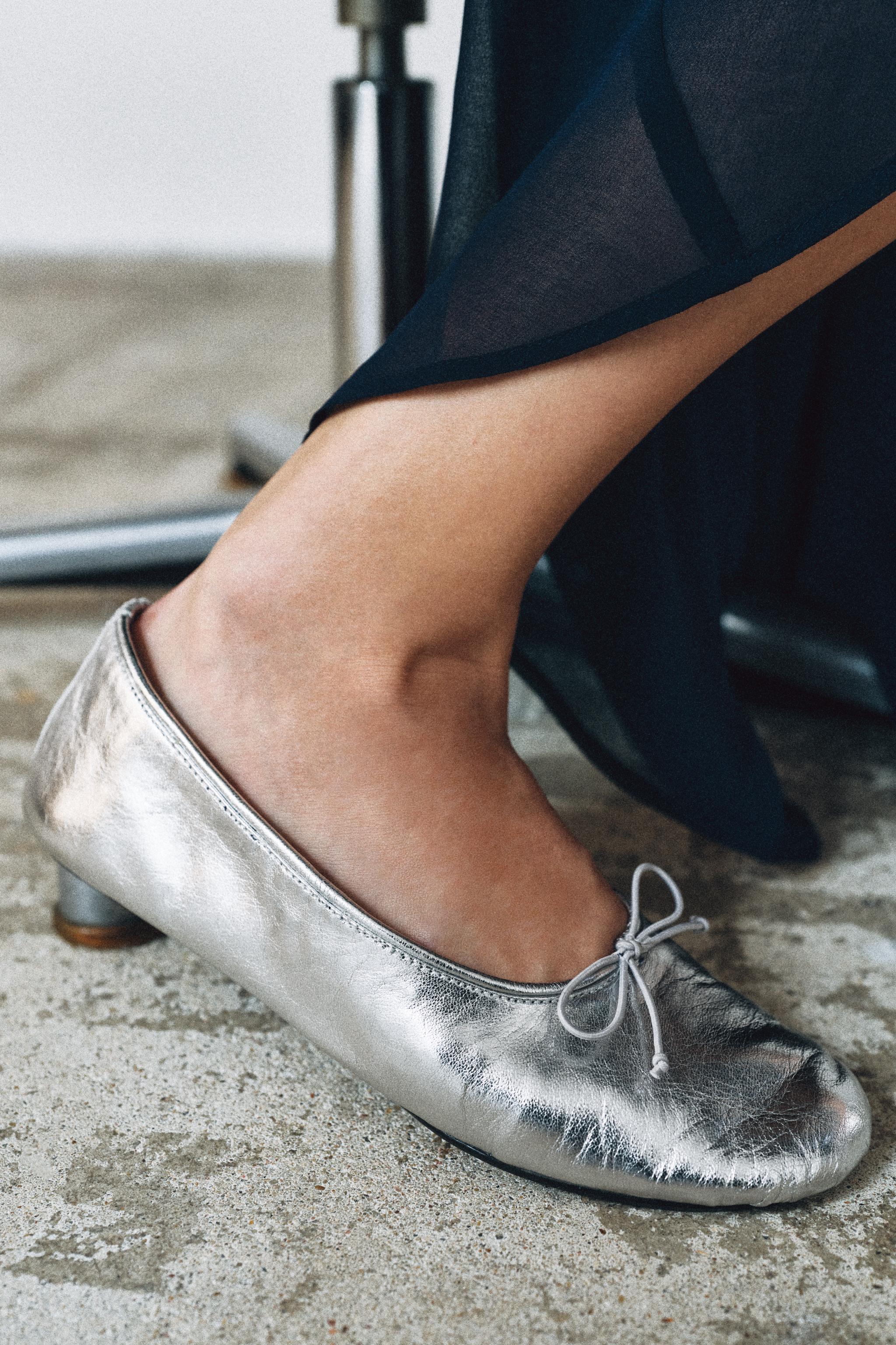 LIMITED EDITION LEATHER BALLET FLATS