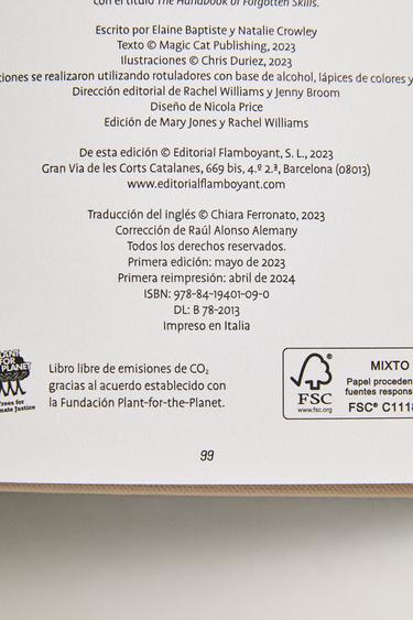 LIVRE POUR ENFANTS LES COMPÉTENCES OUBLIÉES (ESPAGNOL) - Multicolore de Zara - Image 5