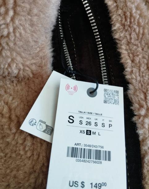 ZW COLLECTION FAUX SHEARLING DOUBLE-FACED JACKET - Image 3