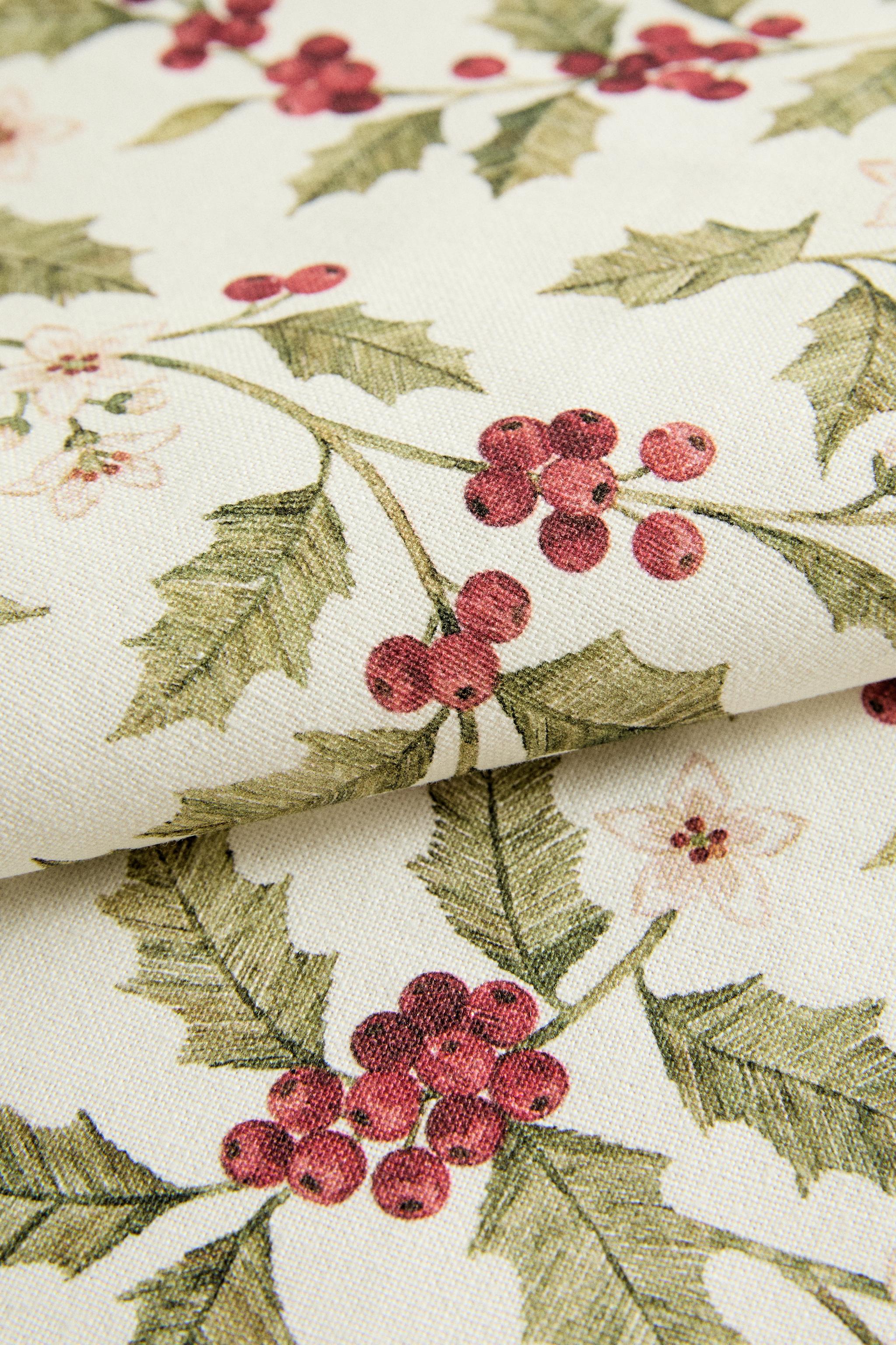 SERVIETTES DE TABLE COTON HOUX NOËL (LOT DE 2)