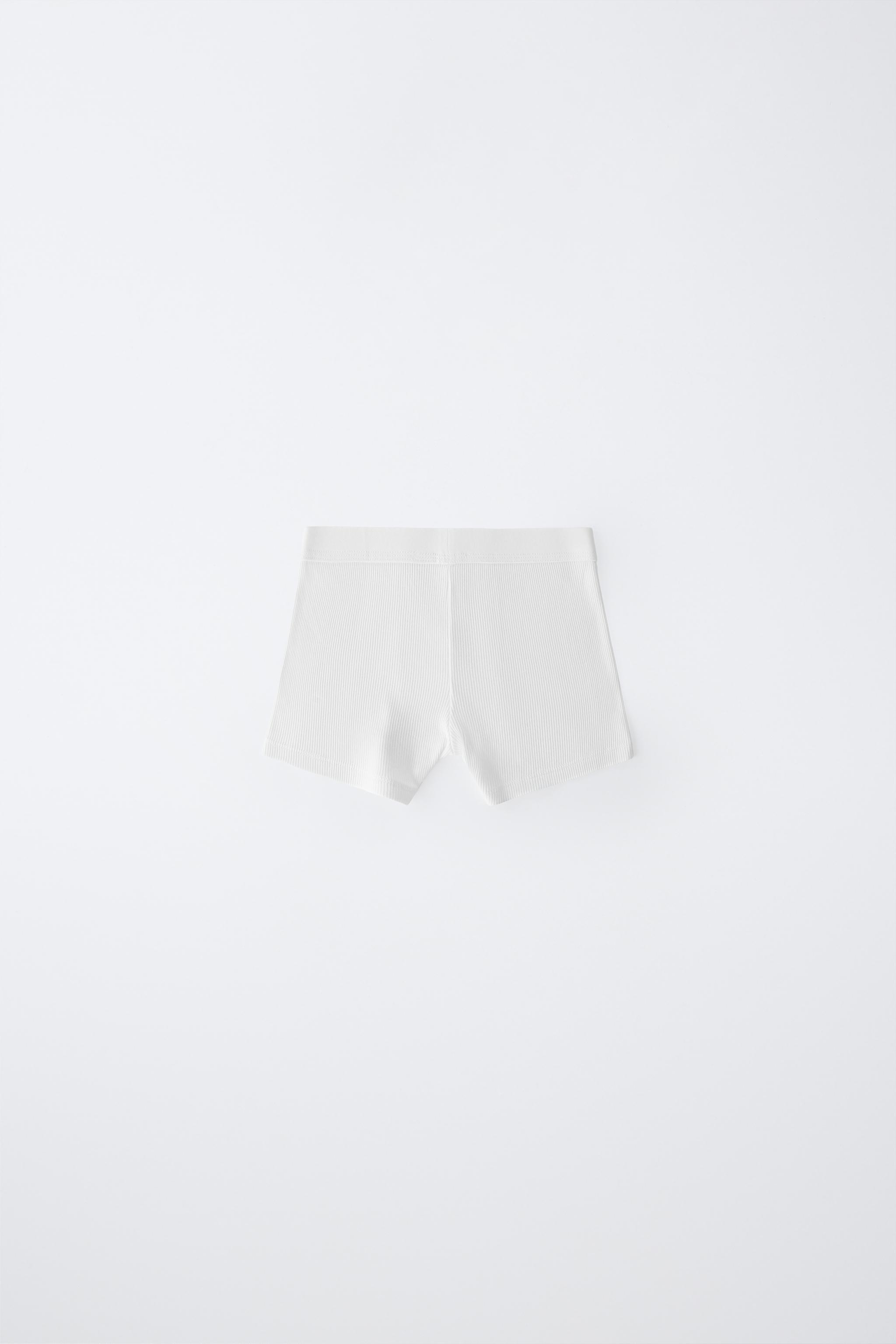 Детские шорты Zara AGES 6-14 / 5-PACK RIBBED BOXER SHORTS — фото 4