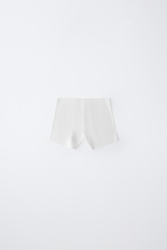 6-14 ANS / LOT DE CINQ BOXERS RIB - Écru / Chiné de Zara - Image 3