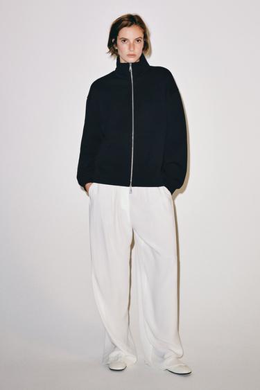 ТОЛСТОВКА НА МОЛНИИ — СИНИЙ от Zara — изображение 0