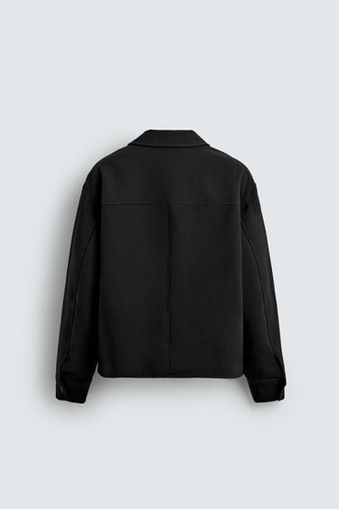 SURCHEMISE COUPE BOXY - Noir de Zara - Image 7
