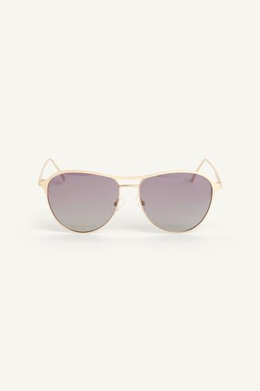 LIMITED EDITION AVIATOR SUNGLASSES - Gold by Zara - Image 3