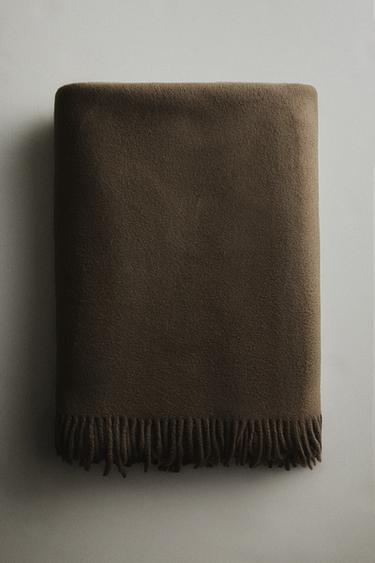 COUVERTURE LAINE - Kaki de Zara - Image 4