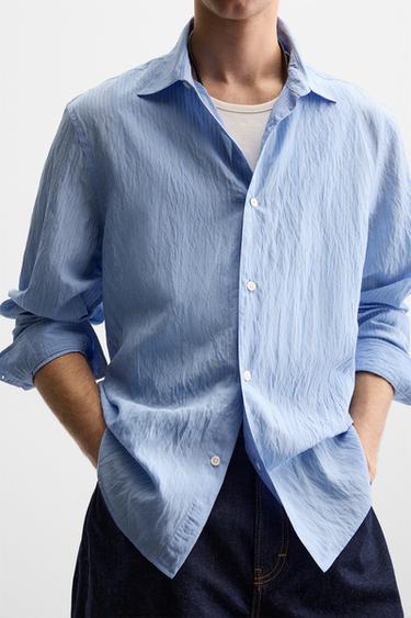 STRIPED FLOWING SHIRT - striped by Zara - Image 5