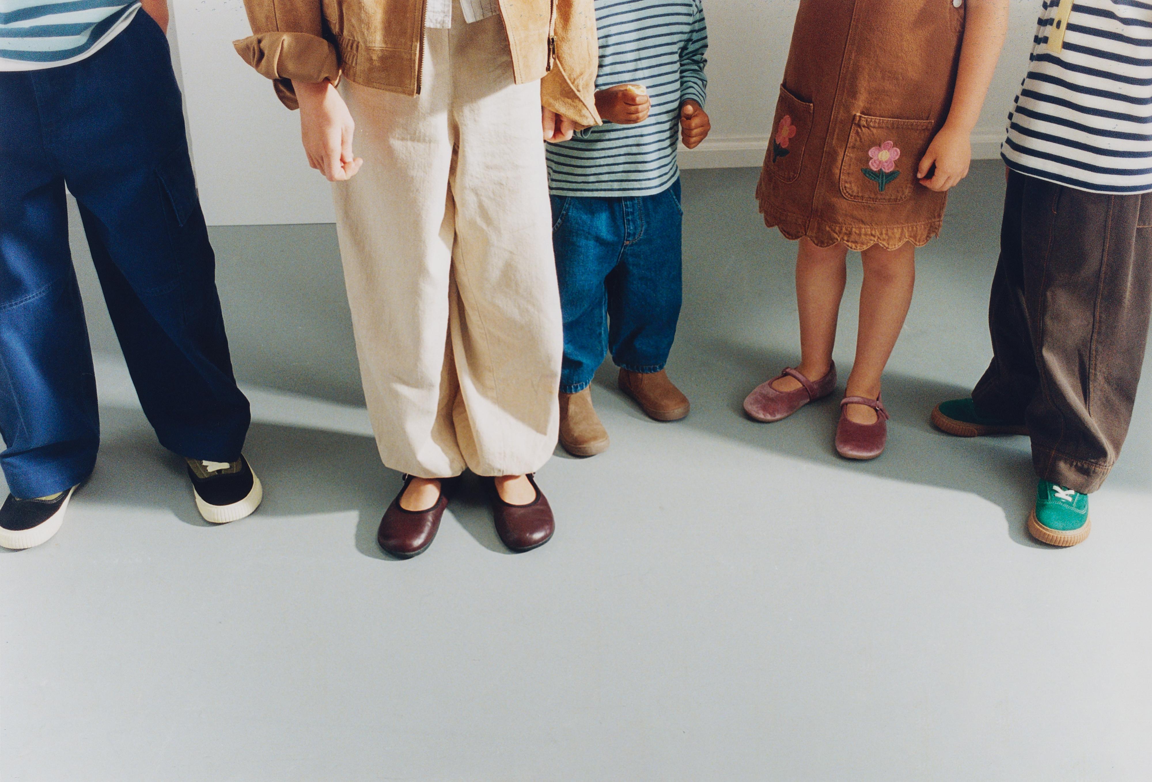 LEATHER BAREFOOT BALLET FLATS — Maroon