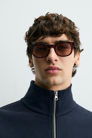 SWEAT ZIPPÉ BASIQUE - Bleu marine de Zara - Image 4