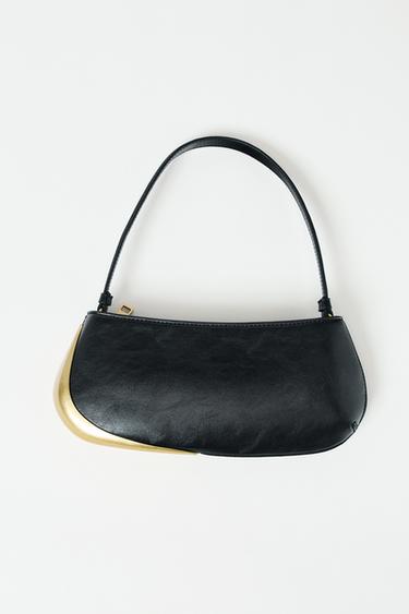 BOLSA DE HOMBRO DETALLE METÁLICO 50TH ANNIVERSARY - Negro de Zara