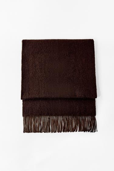 ΜΑΝΤΗΛΙ ΛΕΙΟ ΑΠΑΛΟ ΜΕ ΚΡΟΣΣΙΑ - Καφέ του Zara