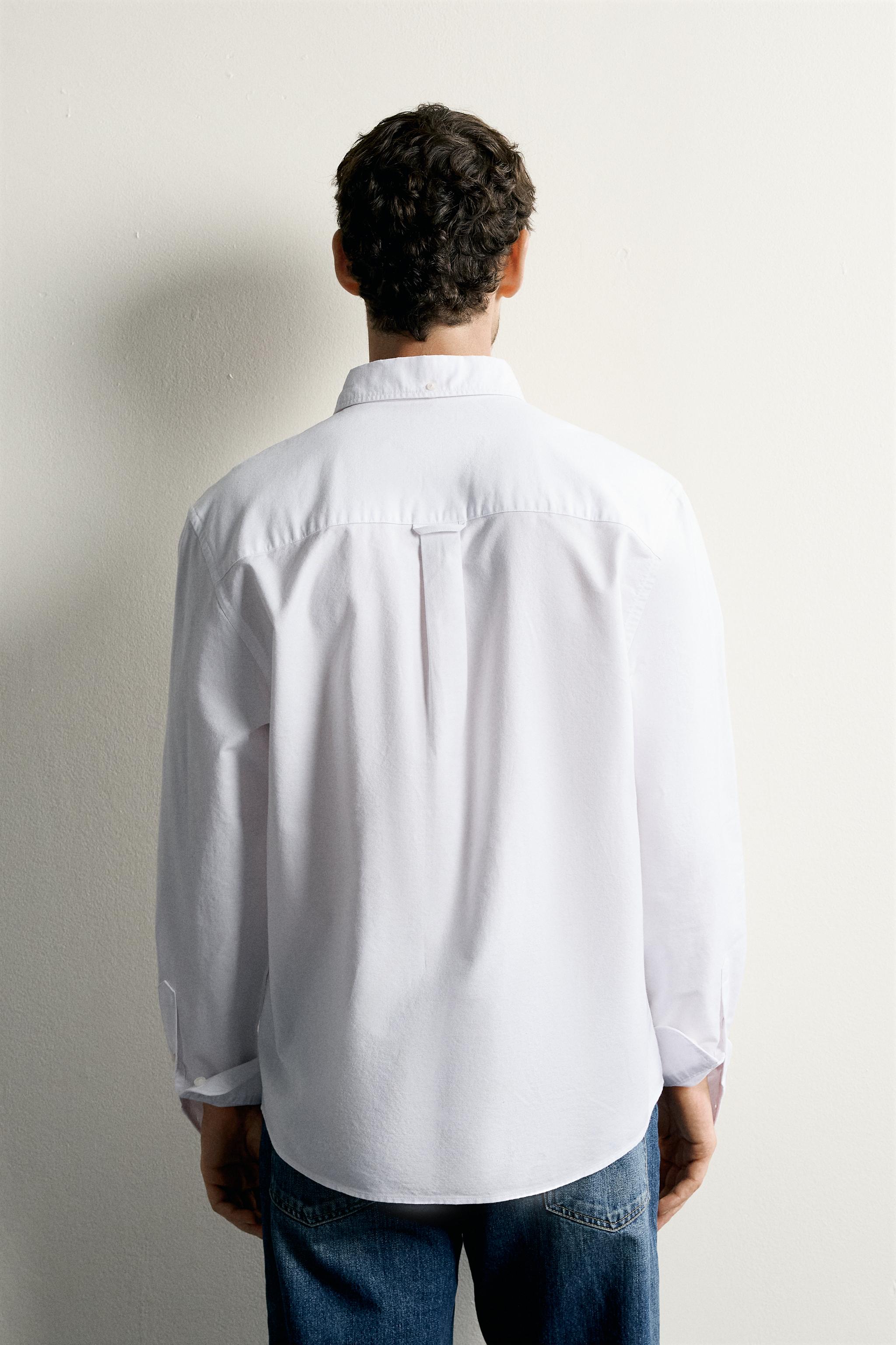 CHEMISE REGULAR FIT STRUCTURÉE OXFORD