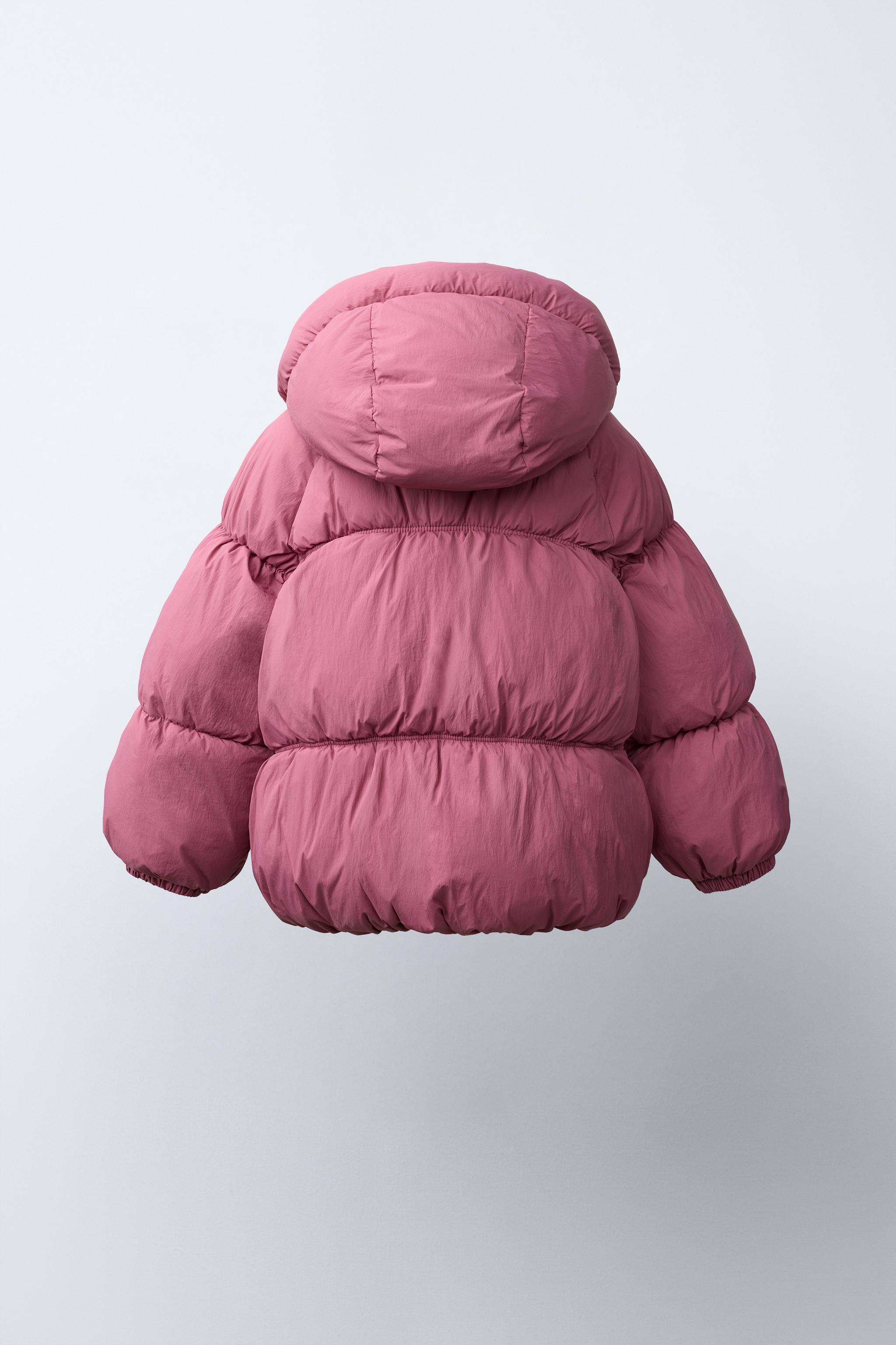 撥水加工入りパフジャケット - ラズベリー | ZARA Japan / 日本