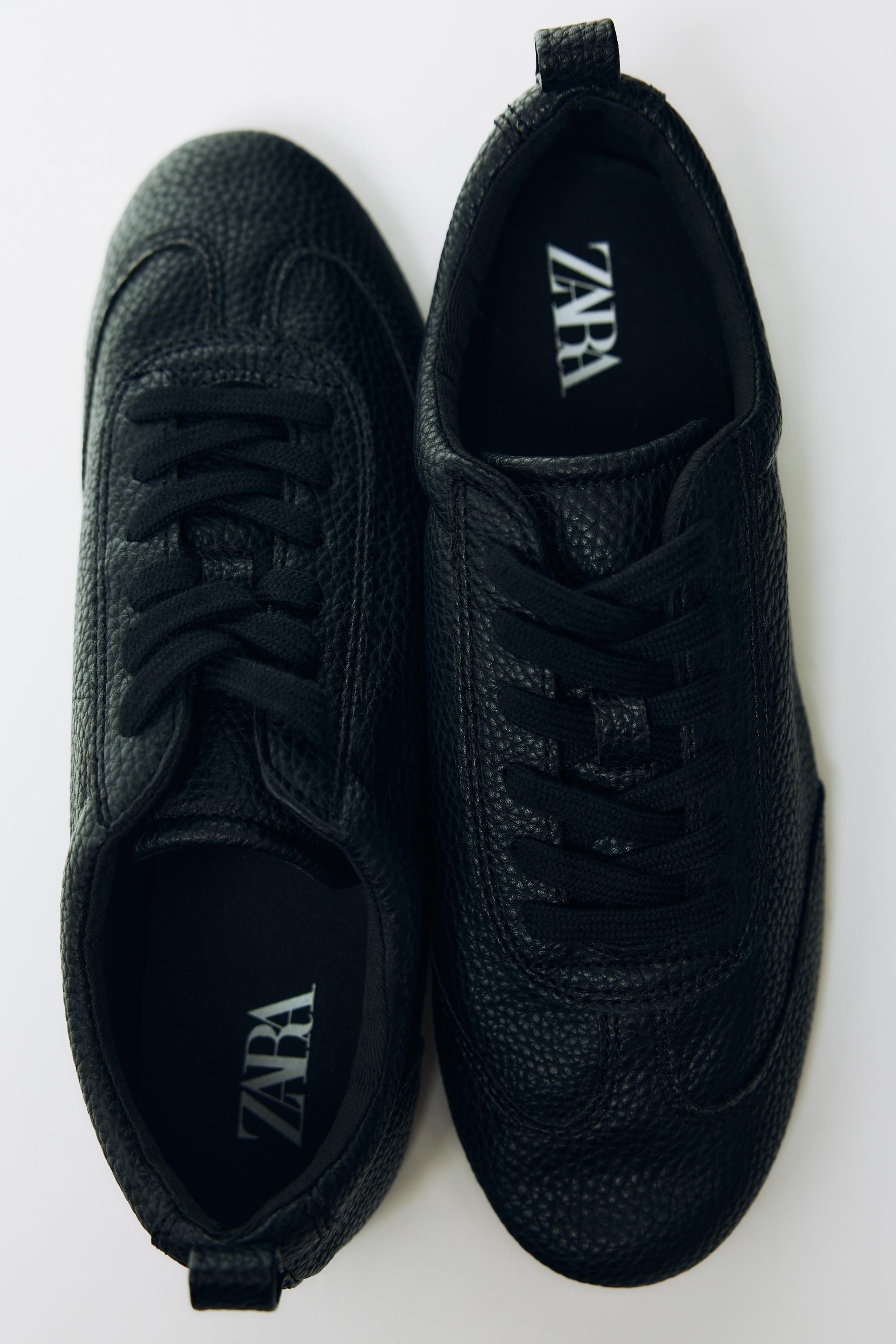 Zapatillas deportivas cómodas sneakers negra mujer ZZ-129 - Puntosalao