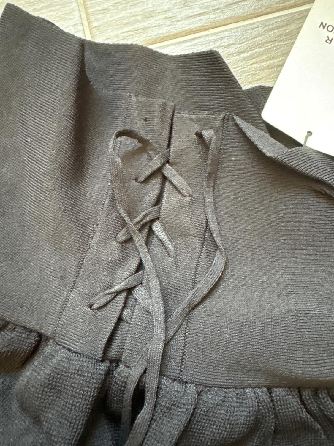 MINI SKIRT WITH CORDS - Image 4