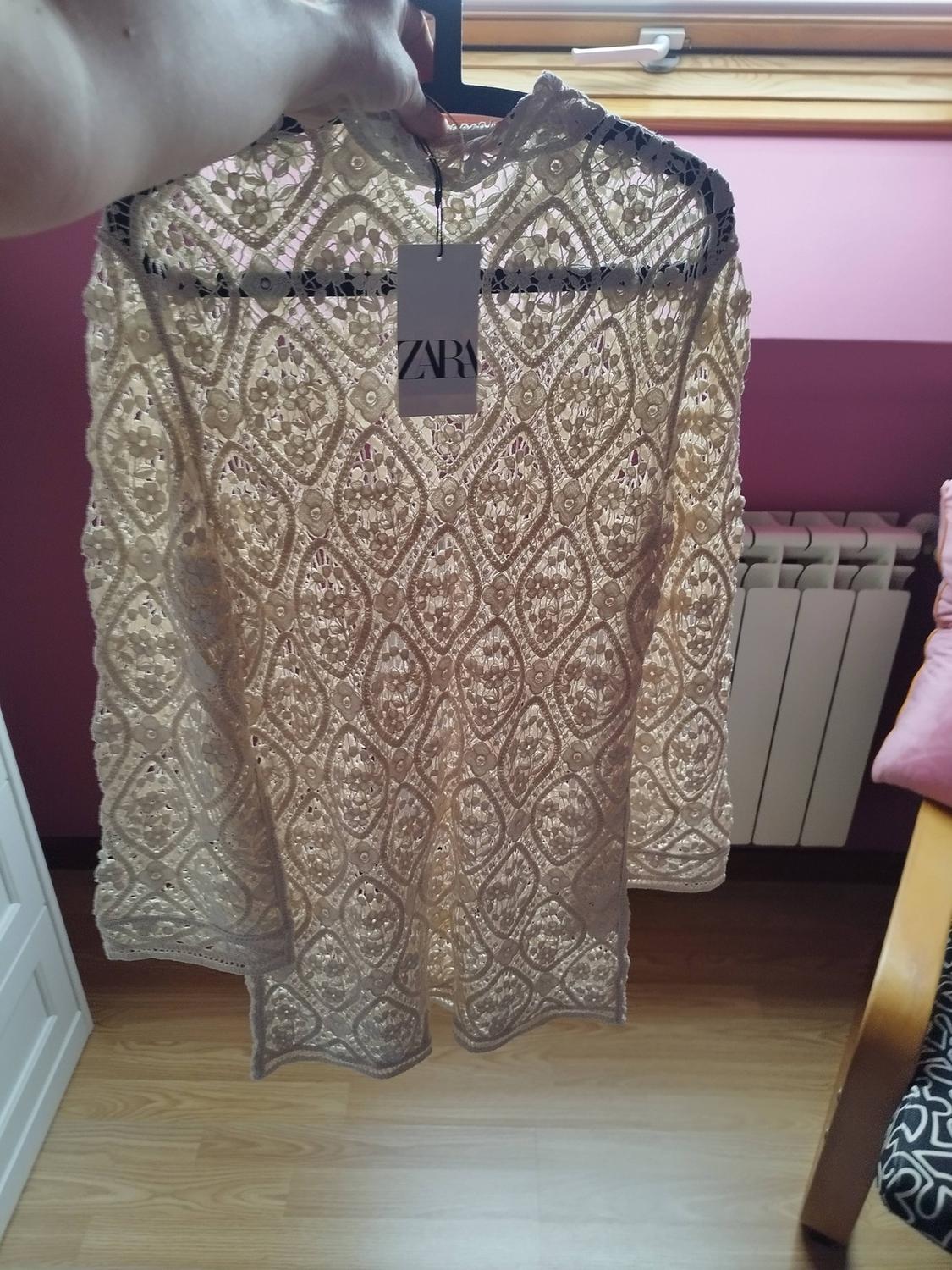 ZW COLLECTION CROCHET MINI DRESS - Image 4