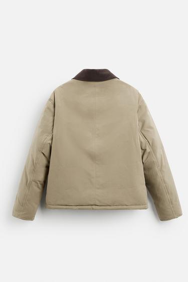 MATCHING COLLAR JACKET - Beige by Zara - Image 6