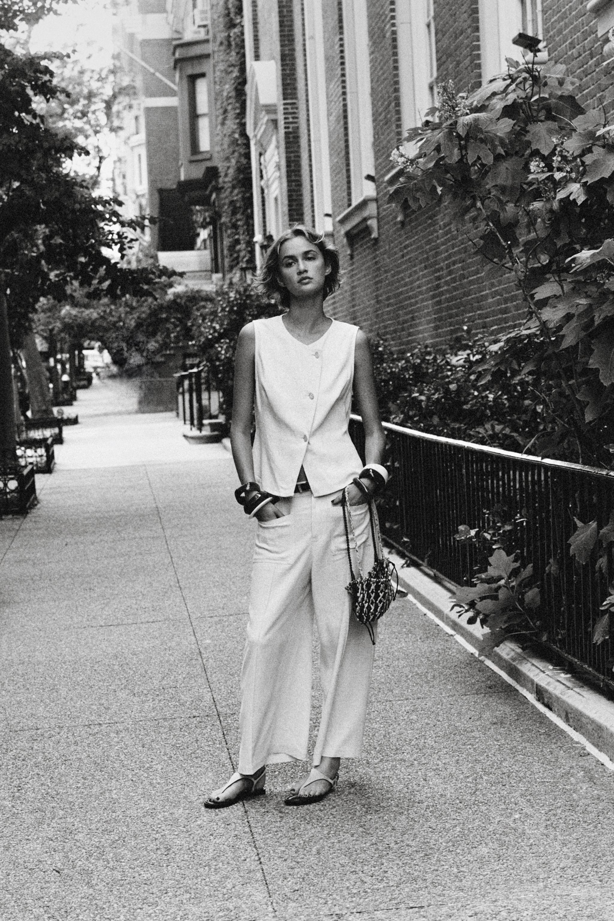 LINEN BELTED CULOTTES