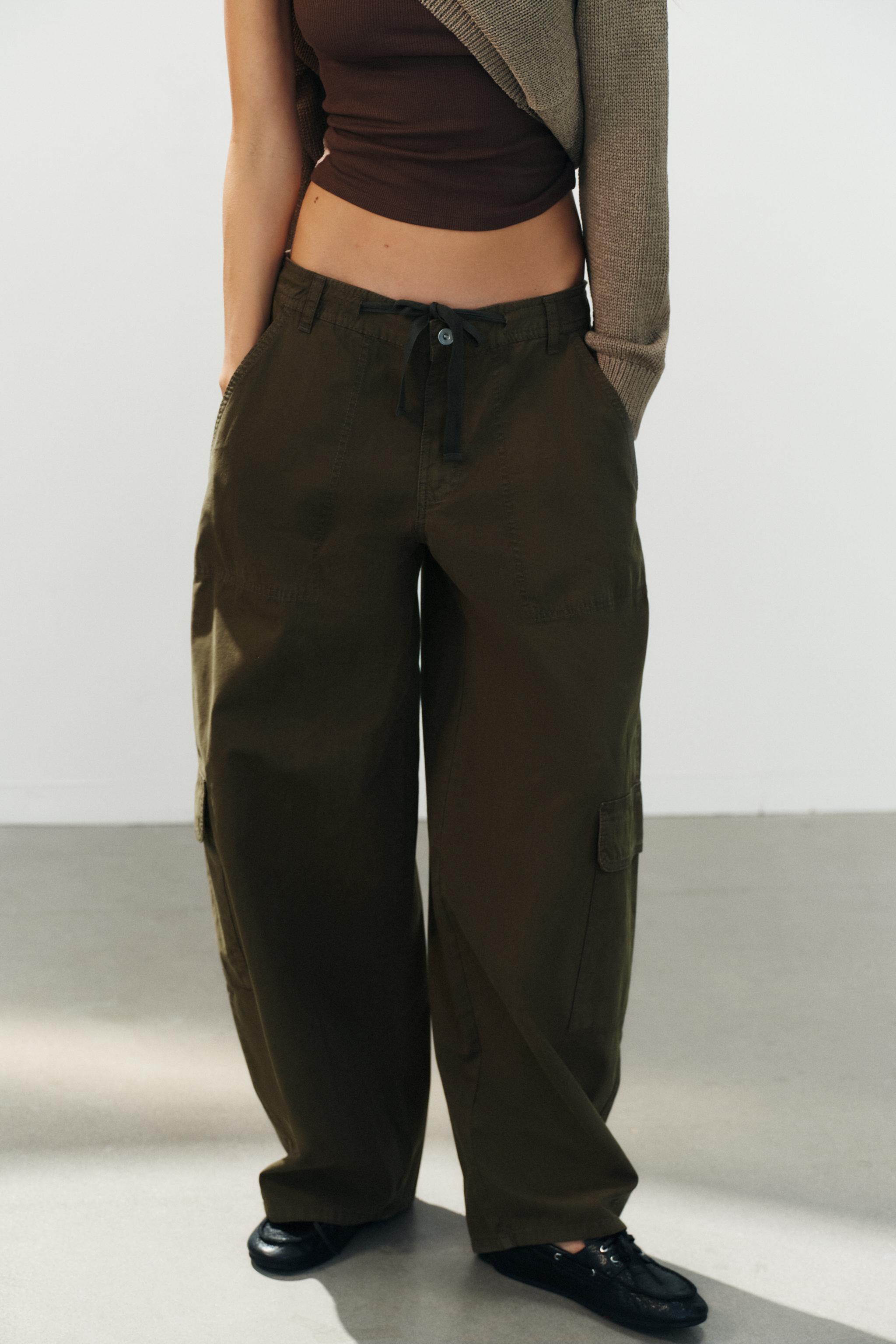 PRINTED OVERSIZED CARGO PANTS
