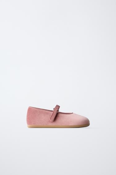 BAILARINA BAREFOOT VELUDO - Rosa de Zara