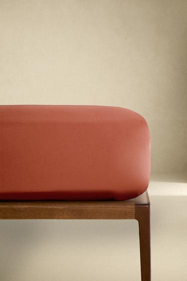 (FADENDICHTE 500) BETTLAKEN AUS BAUMWOLLPERKAL | 40 CM HOCH - Tonfarbe von Zara