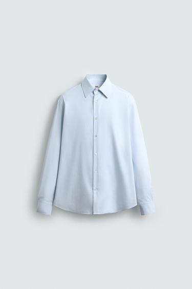ΠΟΥΚΑΜΙΣΟ REGULAR FIT LIMITED EDITION - Γαλάζιο του Zara