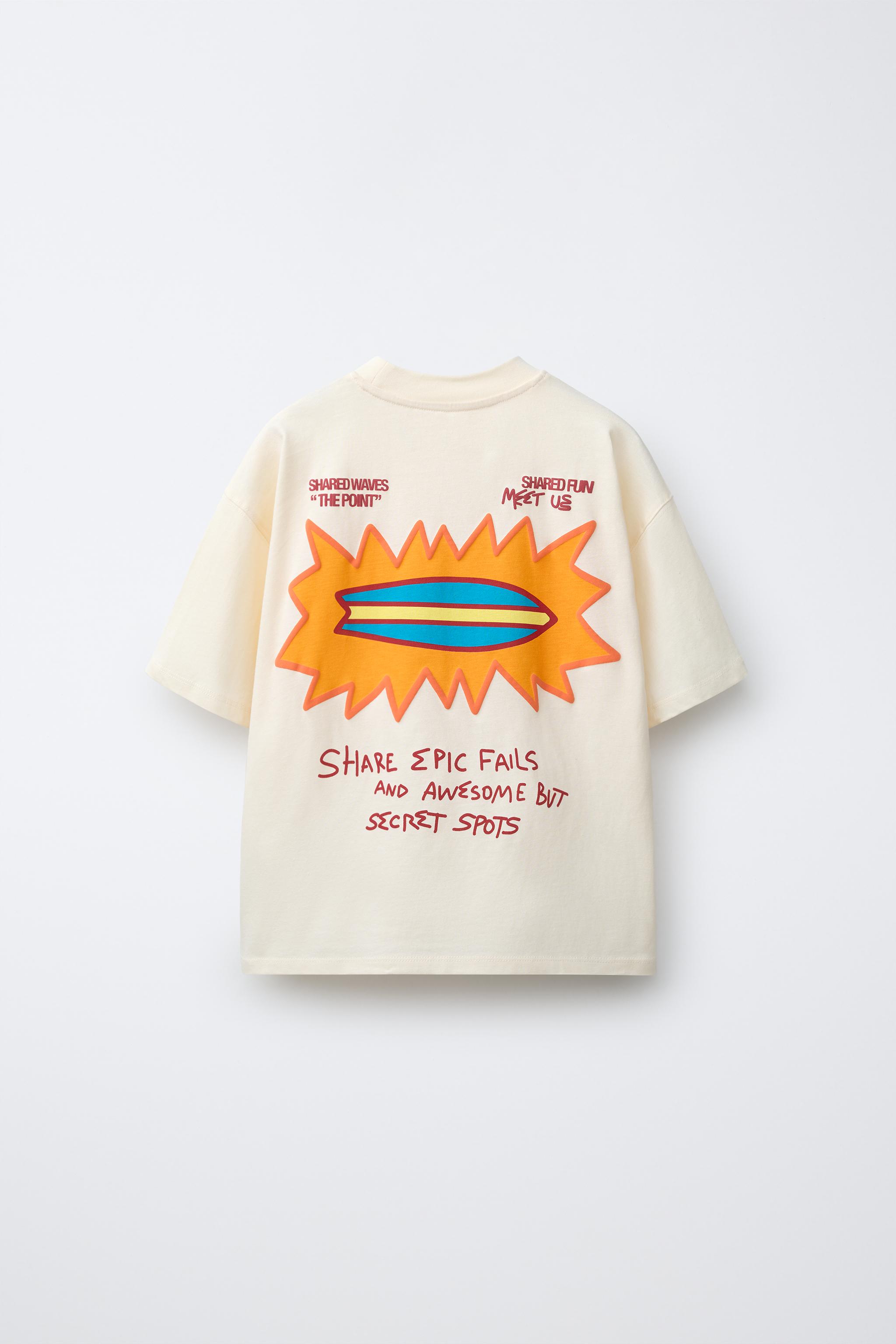 SURF PRINT T-SHIRT