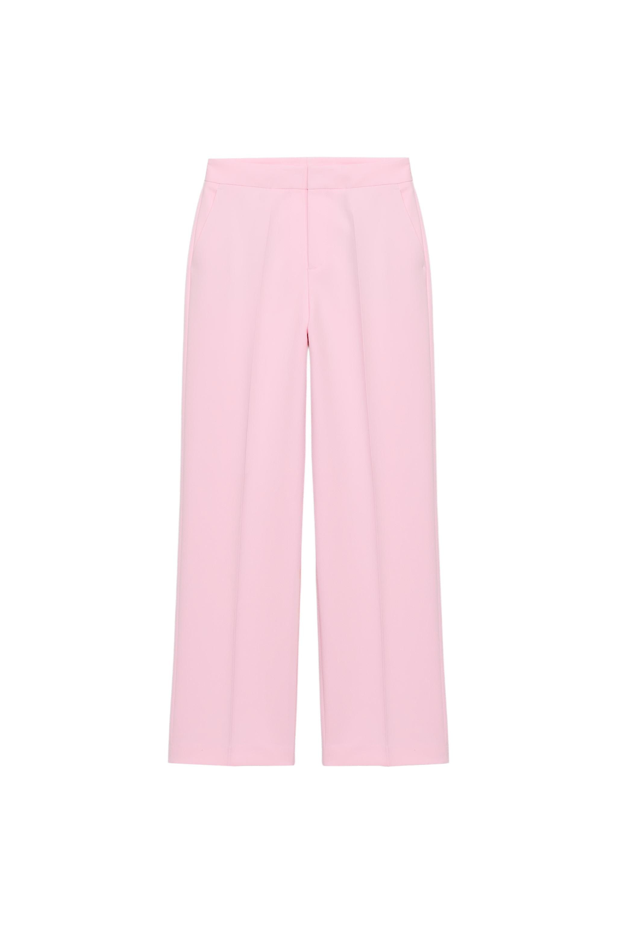 LOW-RISE STRAIGHT LEG PANTS