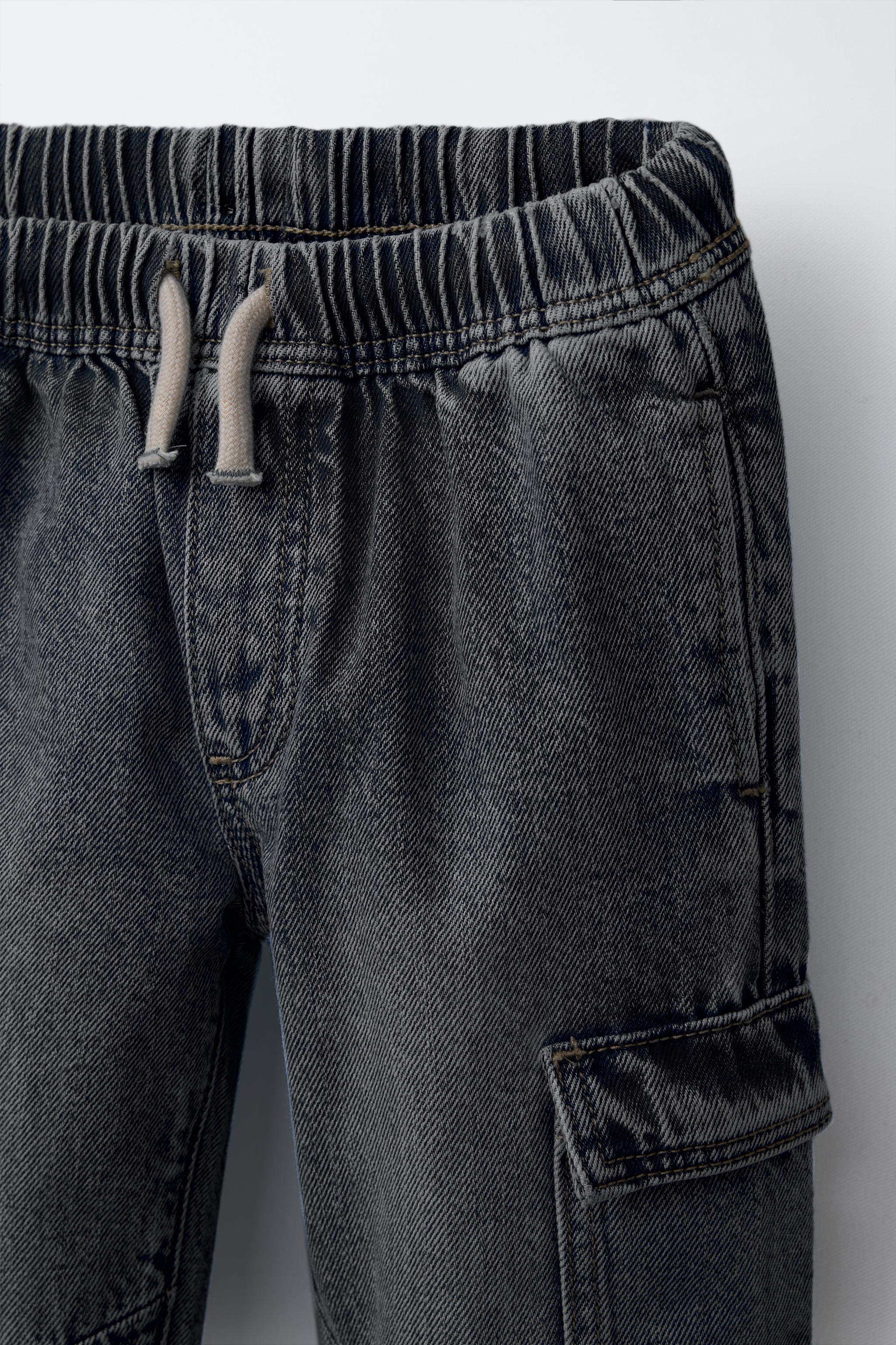 カーゴジョガーデニムパンツ - グレー | ZARA Japan / 日本