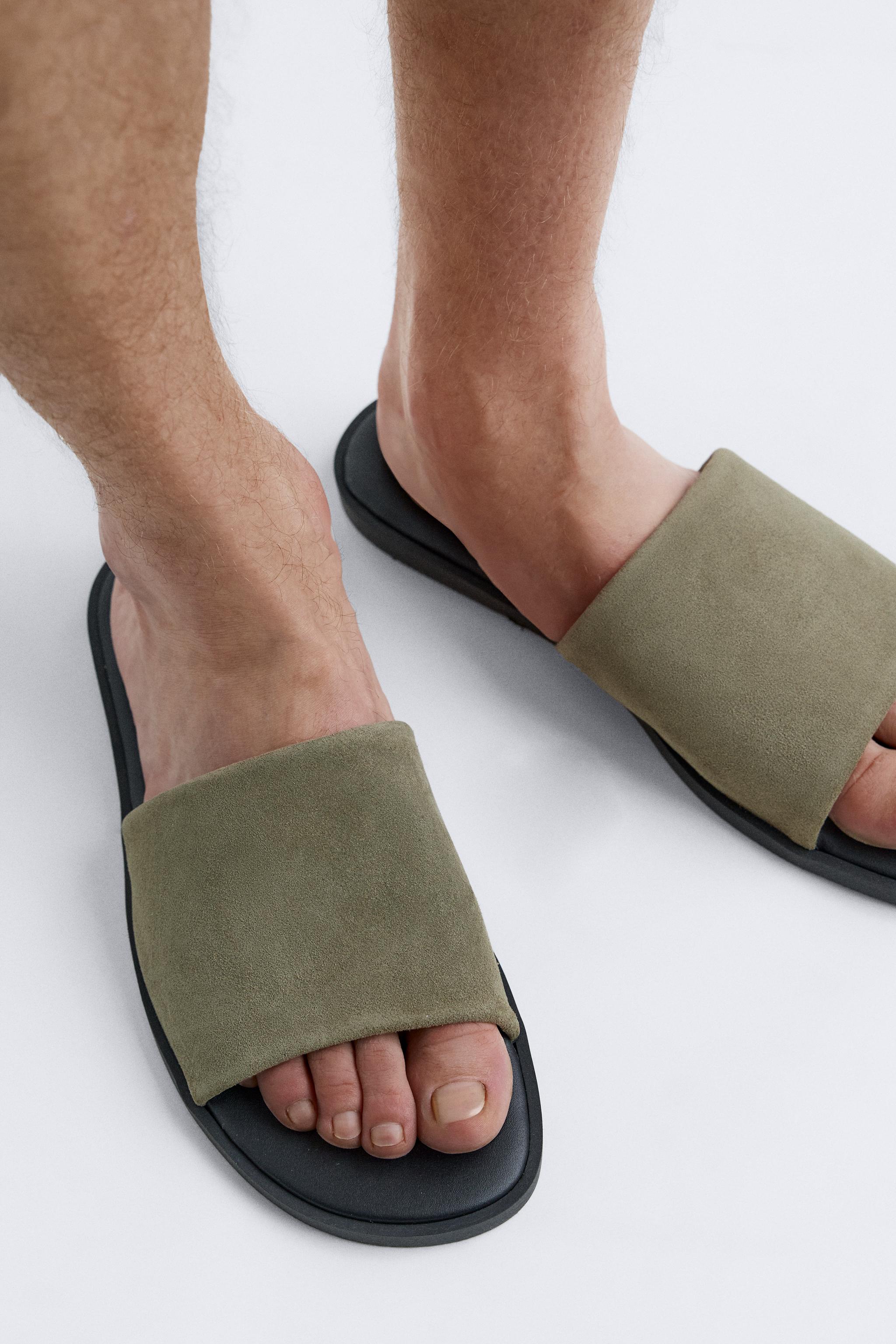 SUEDE SANDALS