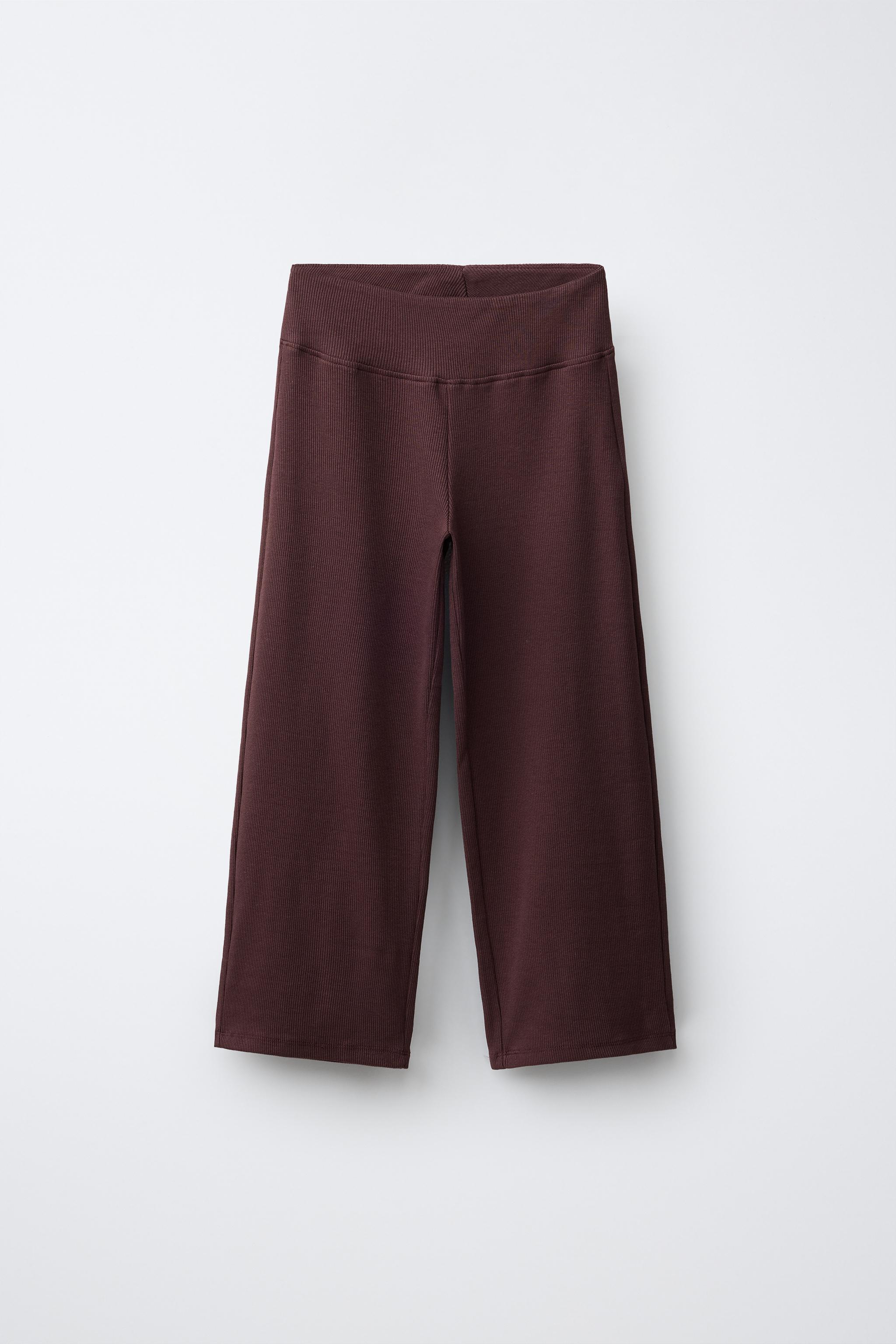 Детские брюки Zara RIBBED TOP AND STRAIGHT PANTS SET — фото 5