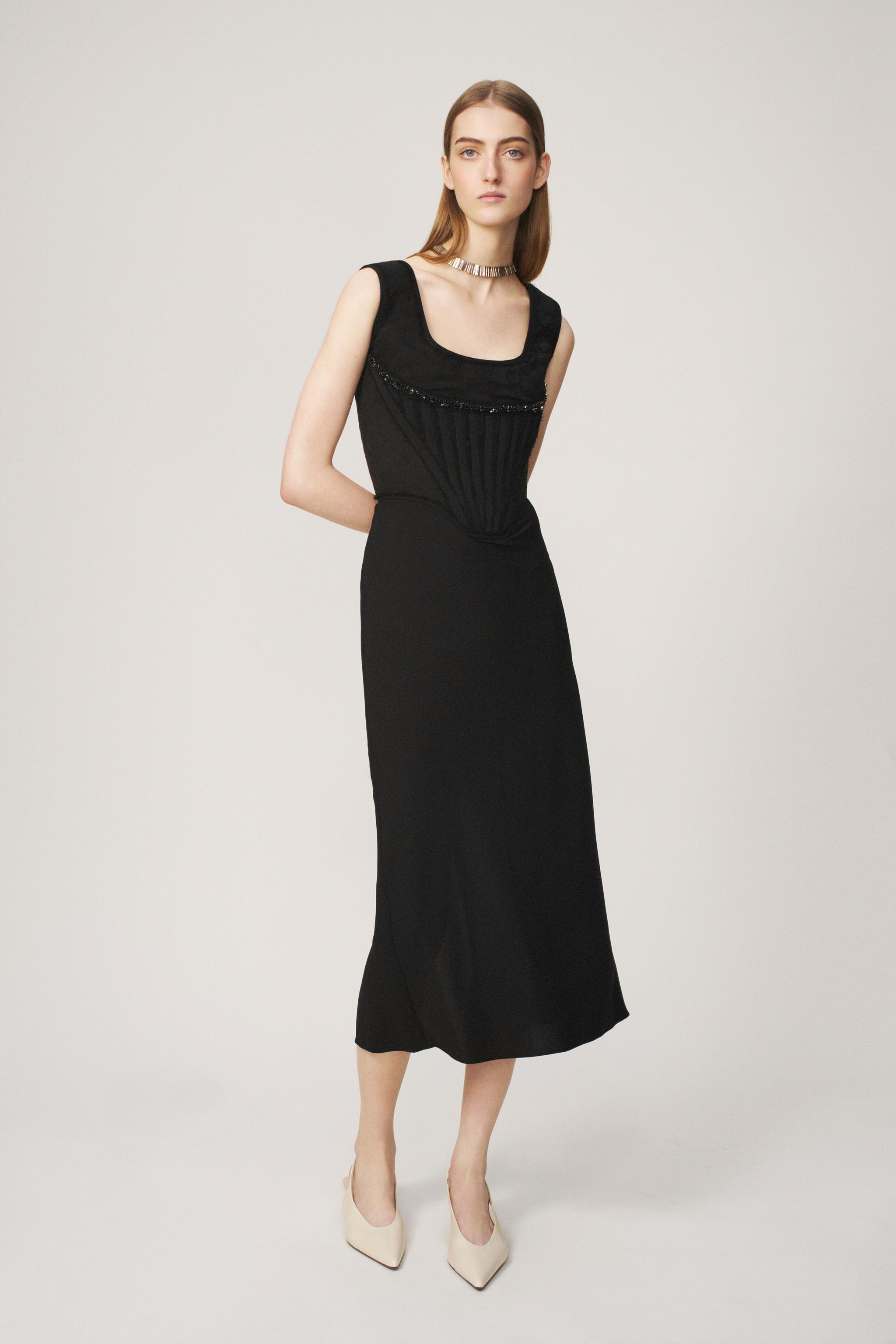 BEADED JACQUARD CORSET - THE ITEM