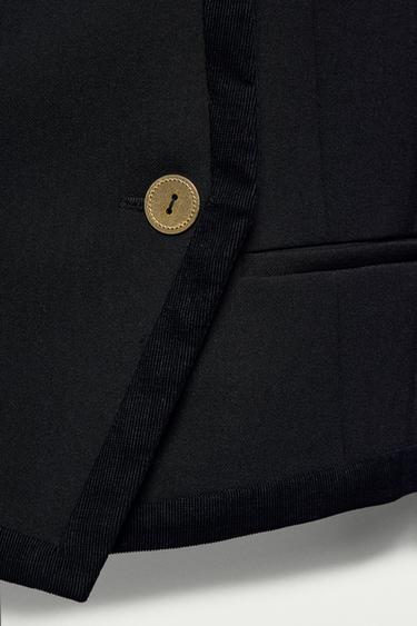CROPPED BUTTONED JACKET - THE ITEM ZARA WOMAN - Black by Zara - Image 6