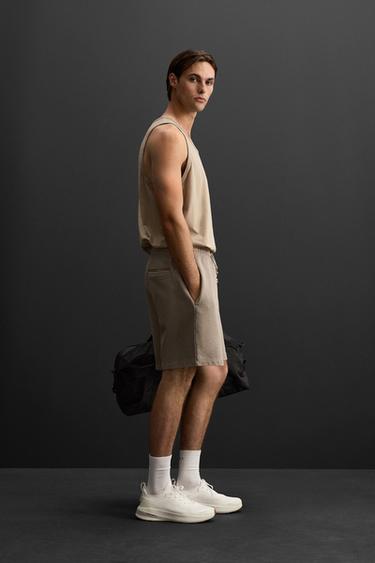 JOGGER BERMUDA SHORTS - Sand by Zara