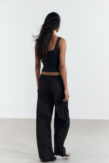 DÉBARDEUR À BRETELLES LARGES - Noir de Zara - Image 3