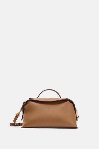 CITY BAG - Dark tan by Zara