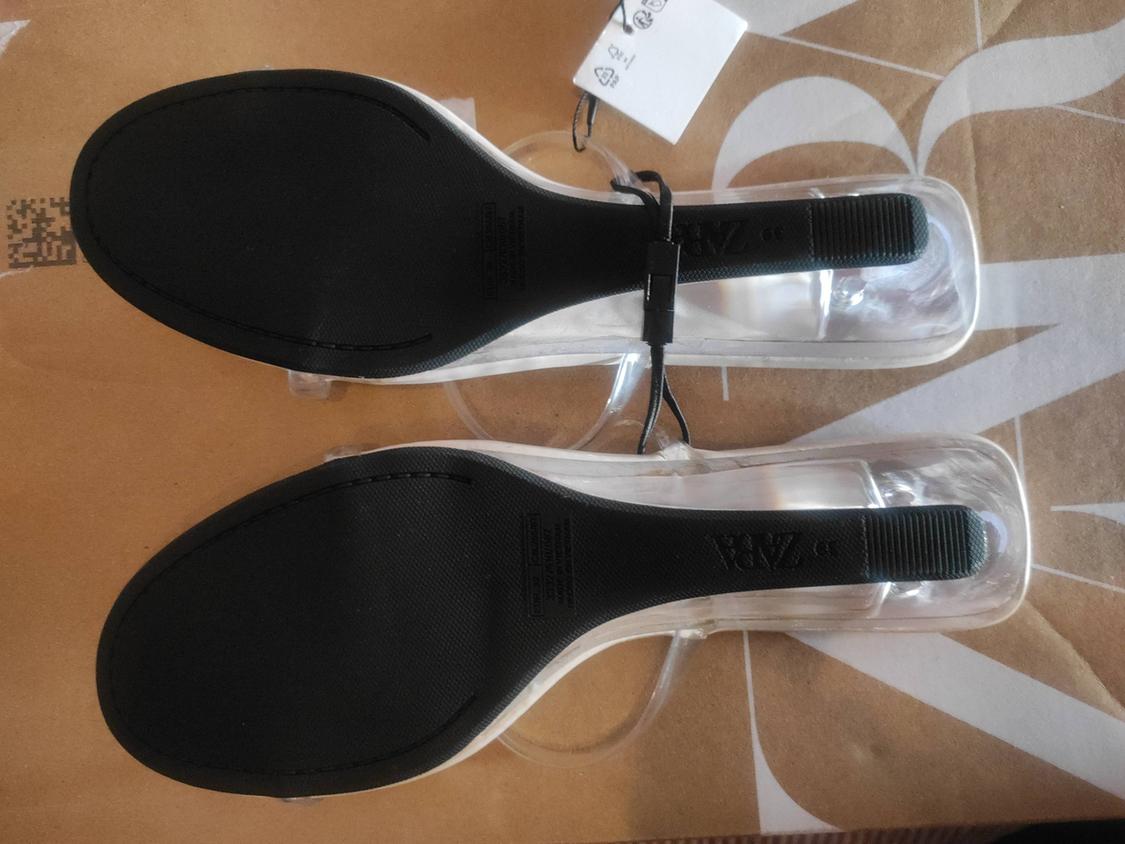 VINYL WEDGE SANDALS - Image 3