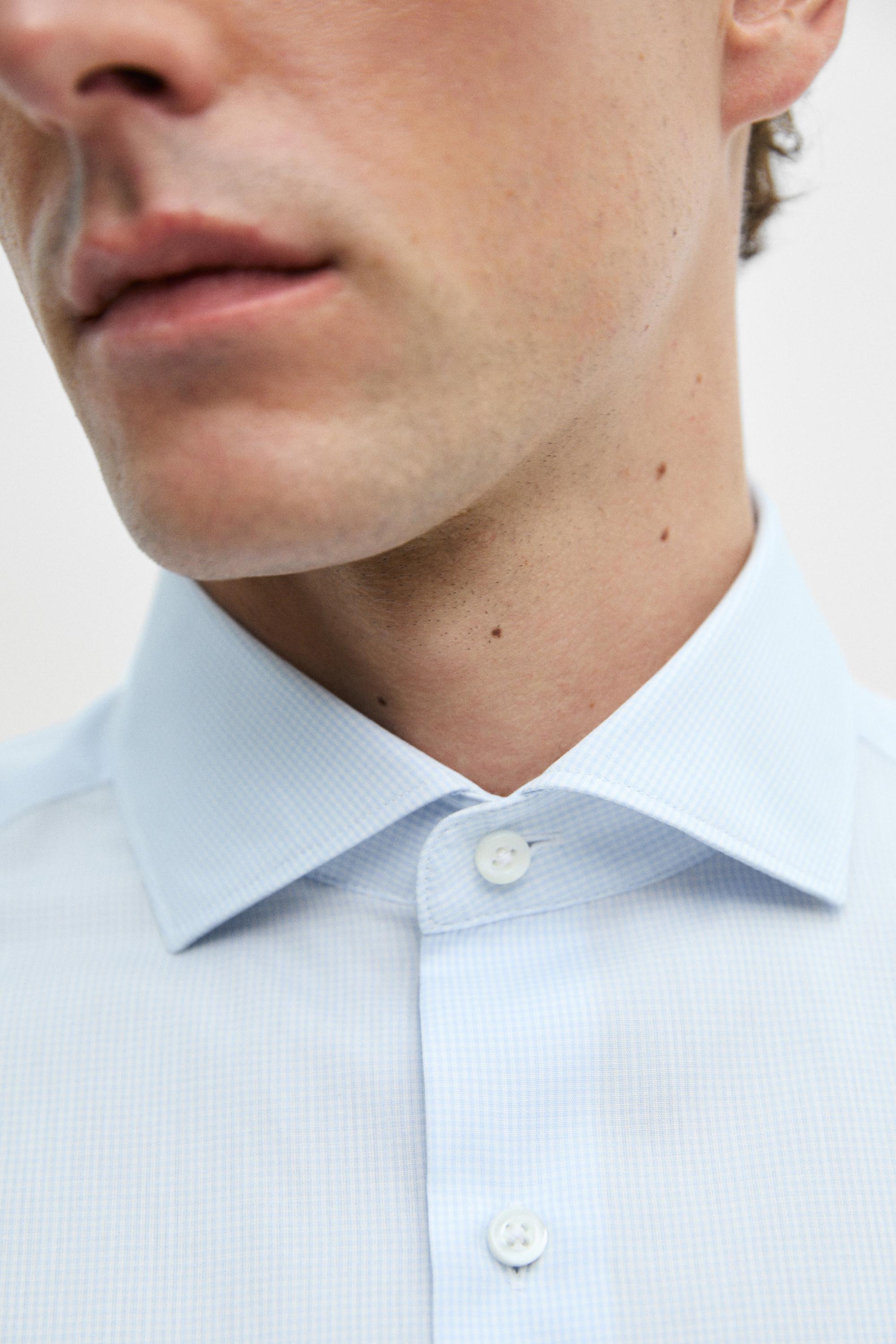 Chemise slim à carreaux vichy