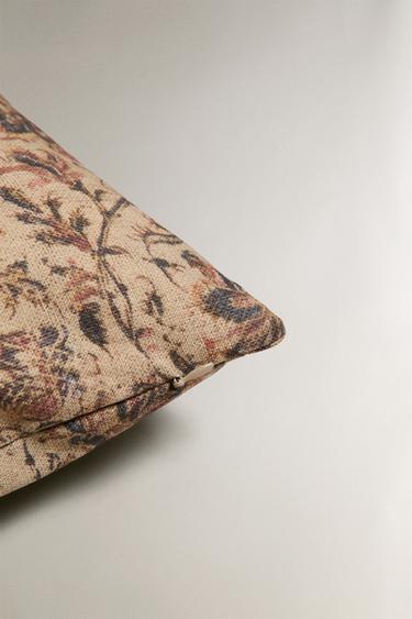 HOUSSE DE COUSSIN FLEURIE - Beige clair de Zara - Image 3