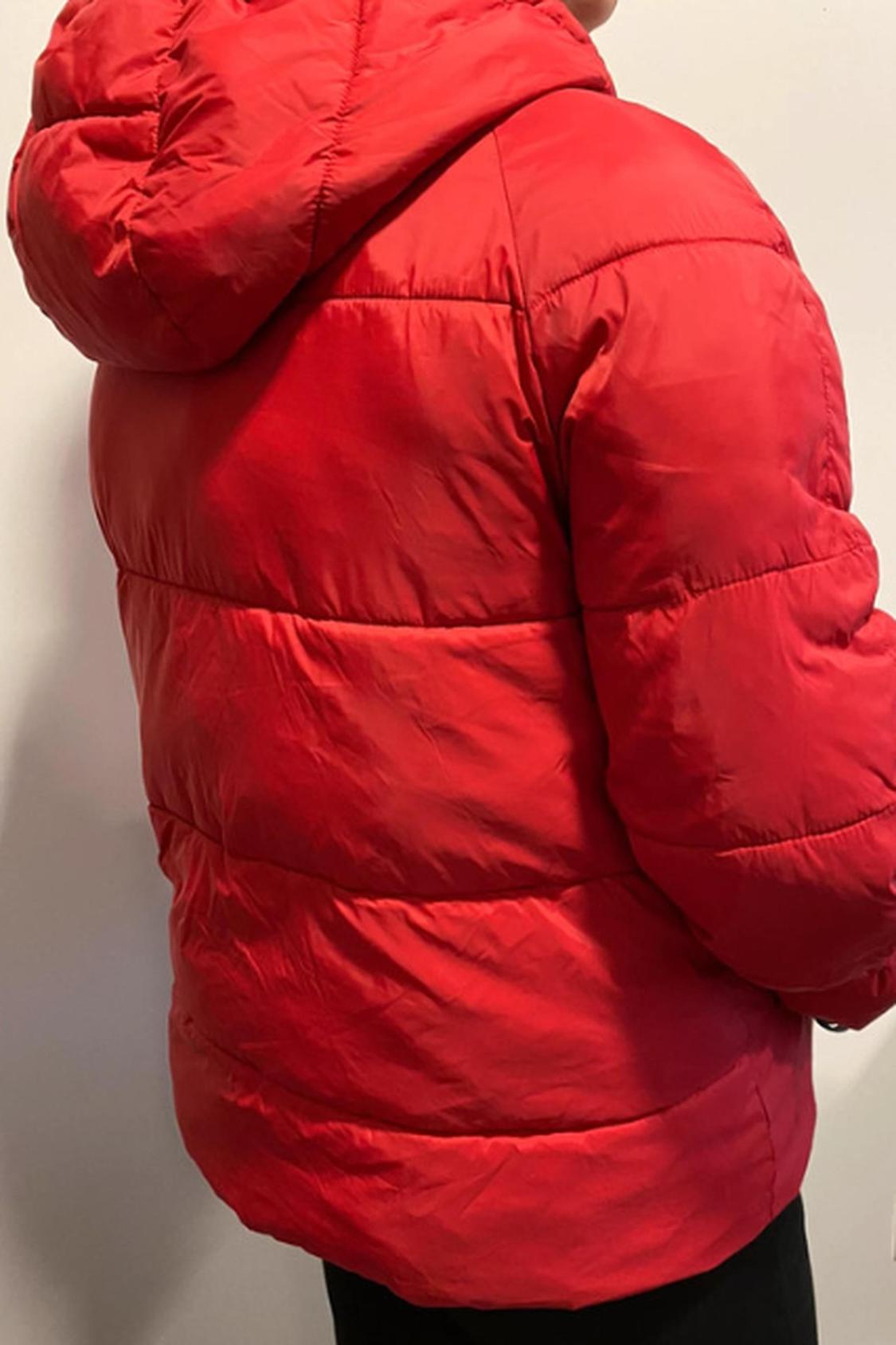 HOODED PUFFER COAT - Image 3