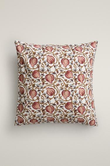 POMEGRANATE CUSHION COVER - Brick by Zara