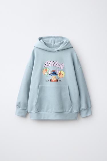 Zara LILO & STITCH © DISNEY HOODIE - Light blue