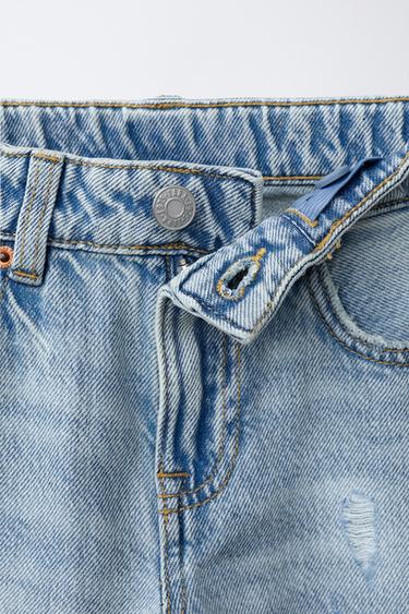 JEAN DROIT DÉCHIRÉ - Bleu de Zara - Image 2